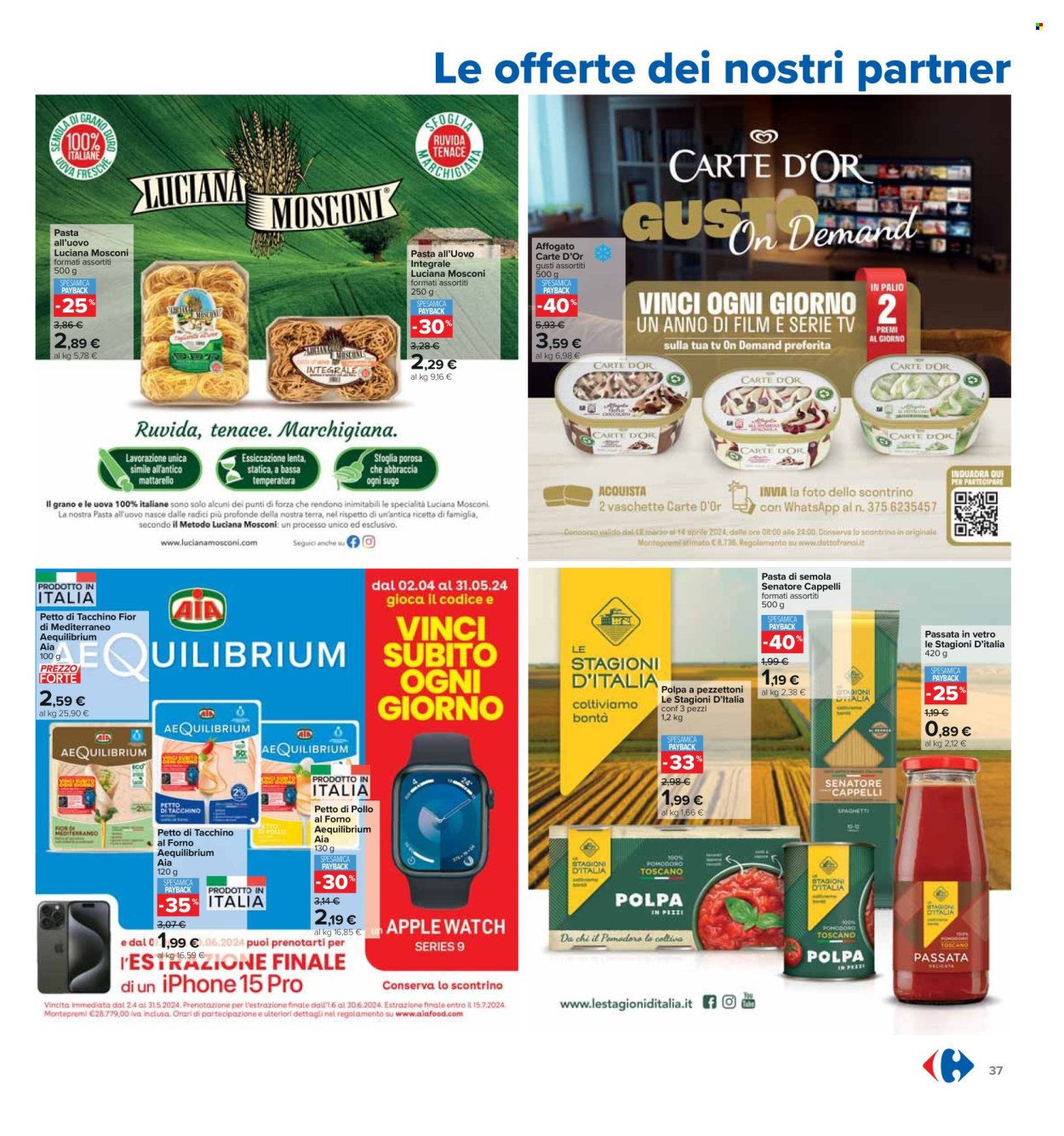 Volantino Carrefour - 2/4/2024 - 17/4/2024. Pagina 37