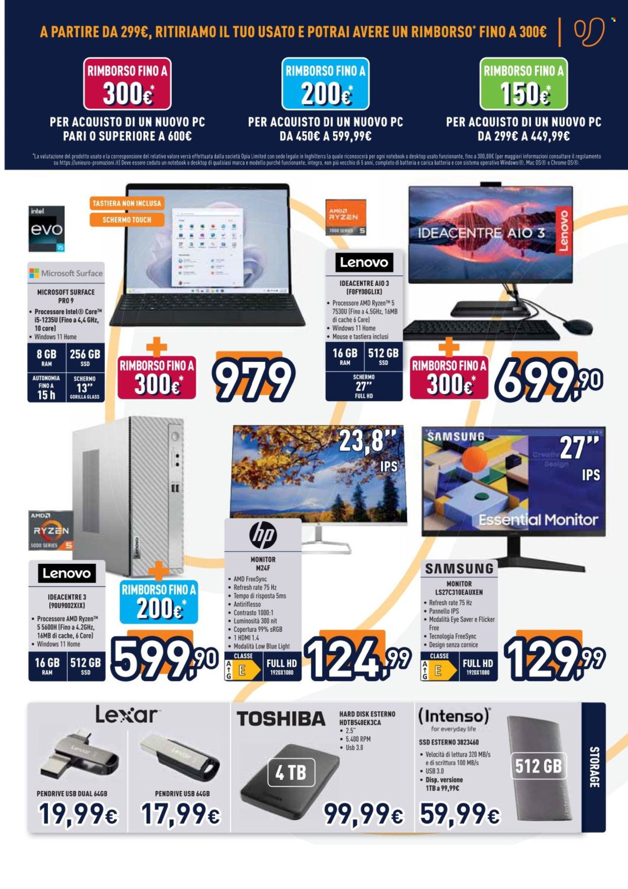 Volantino Unieuro - 29/3/2024 - 11/4/2024. Pagina 5