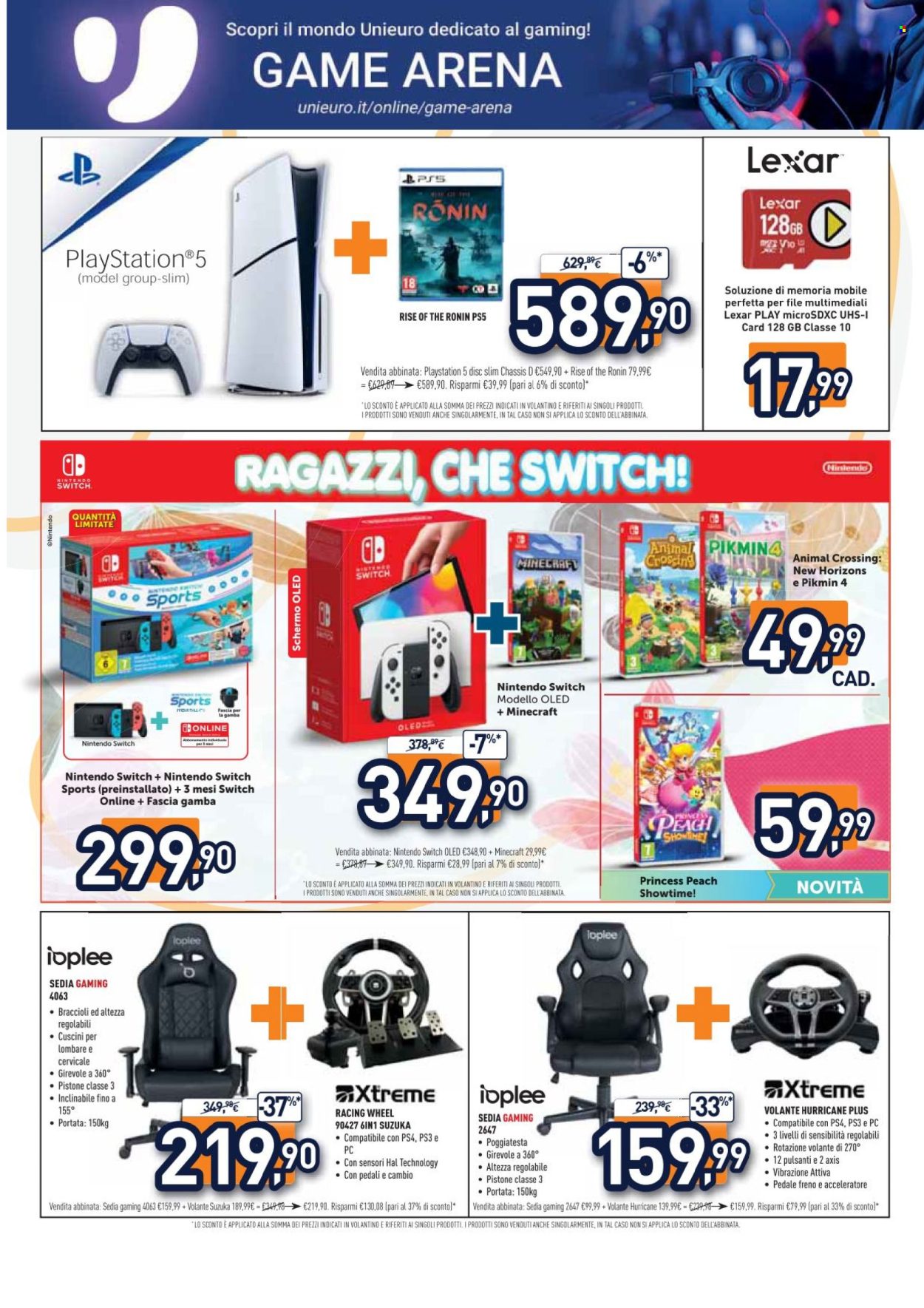 Volantino Unieuro - 29/3/2024 - 11/4/2024. Pagina 8