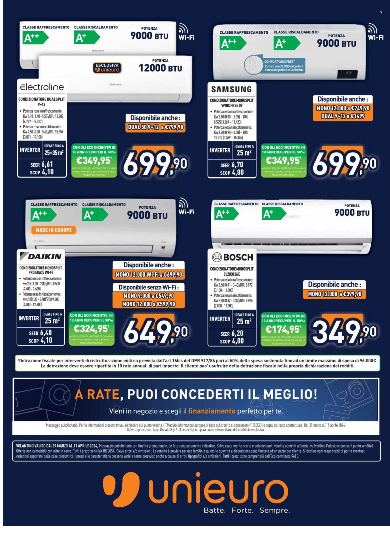 Volantino Unieuro - 29/3/2024 - 11/4/2024. Pagina 26