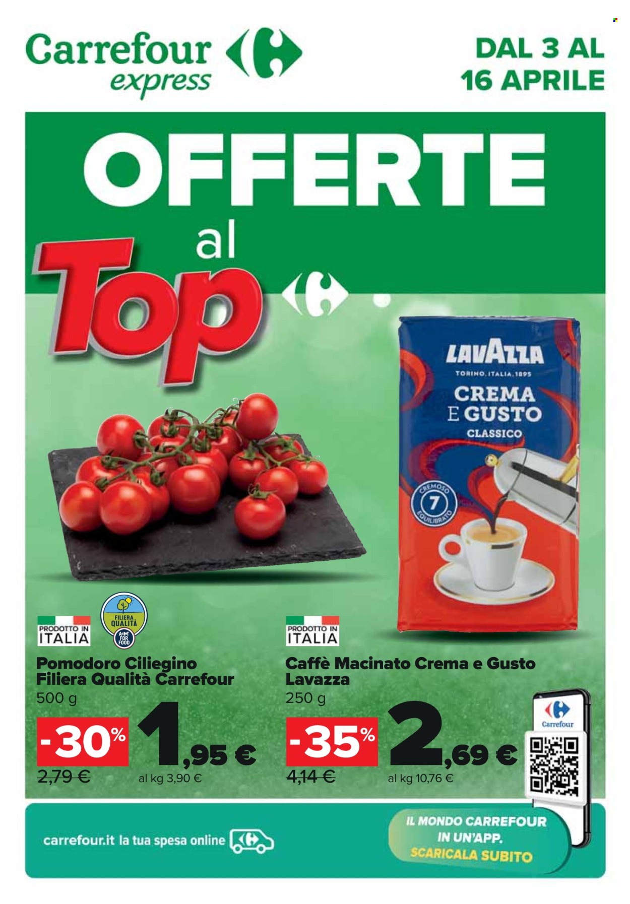 Volantino Carrefour - 3/4/2024 - 16/4/2024. Pagina 1