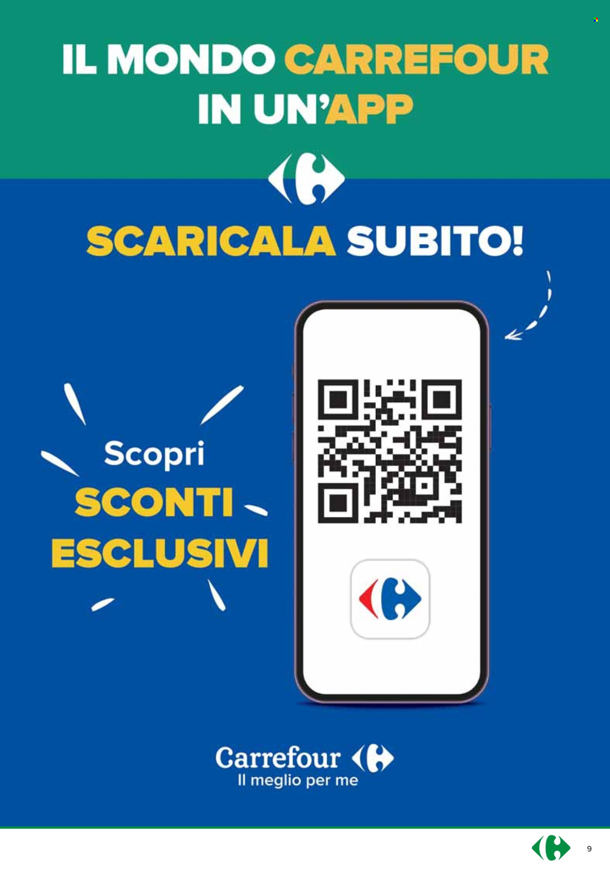 Volantino Carrefour - 3/4/2024 - 16/4/2024. Pagina 9