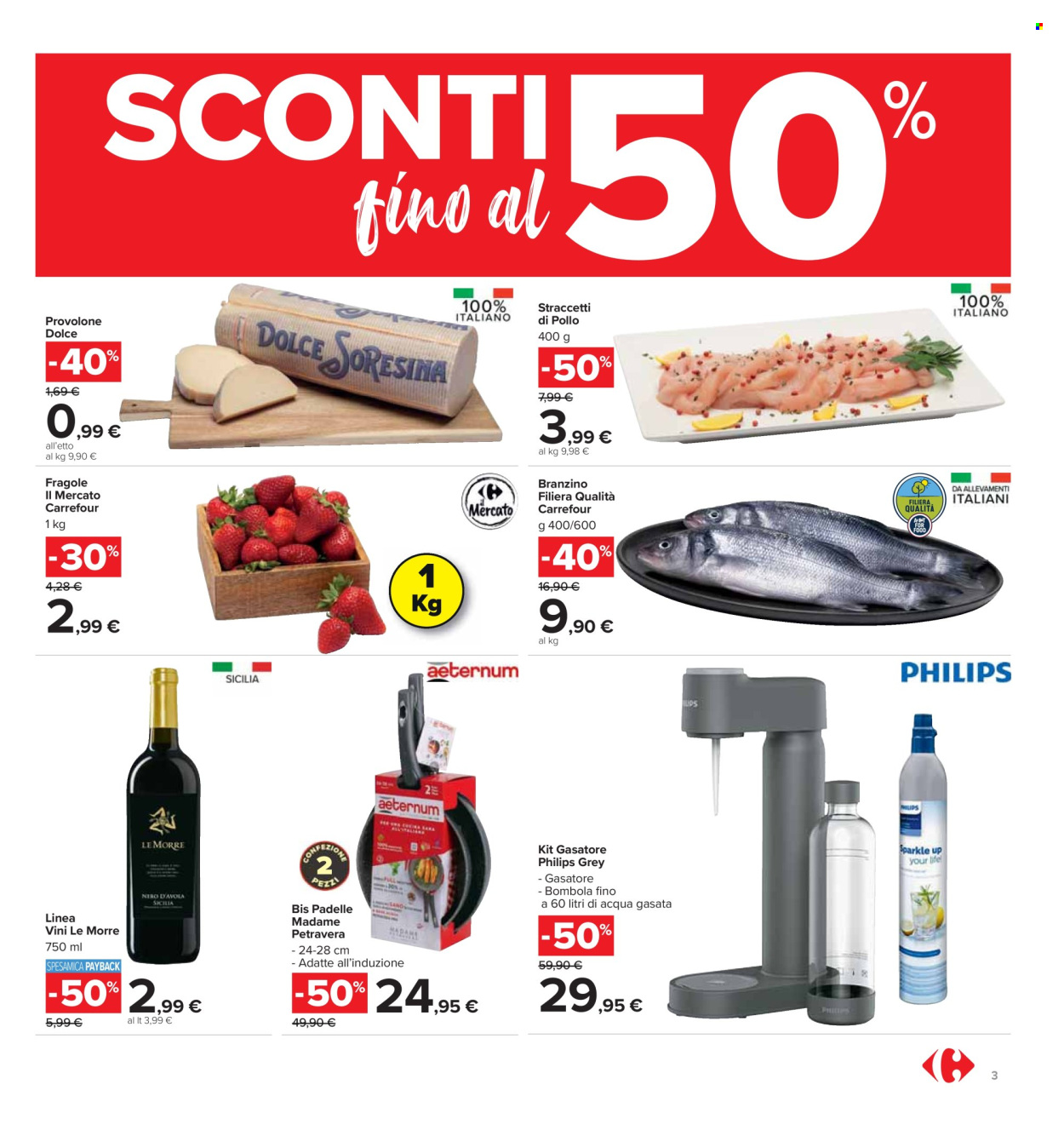 Volantino Carrefour - 2/4/2024 - 17/4/2024. Pagina 3