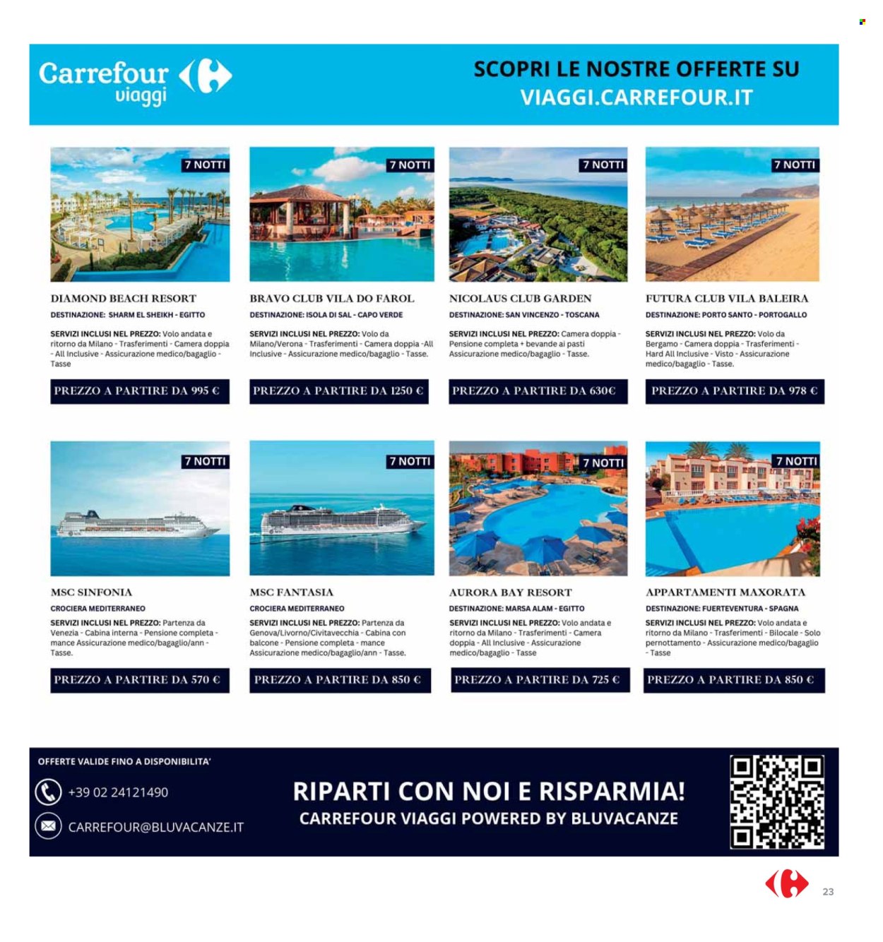 Volantino Carrefour - 2/4/2024 - 17/4/2024. Pagina 23