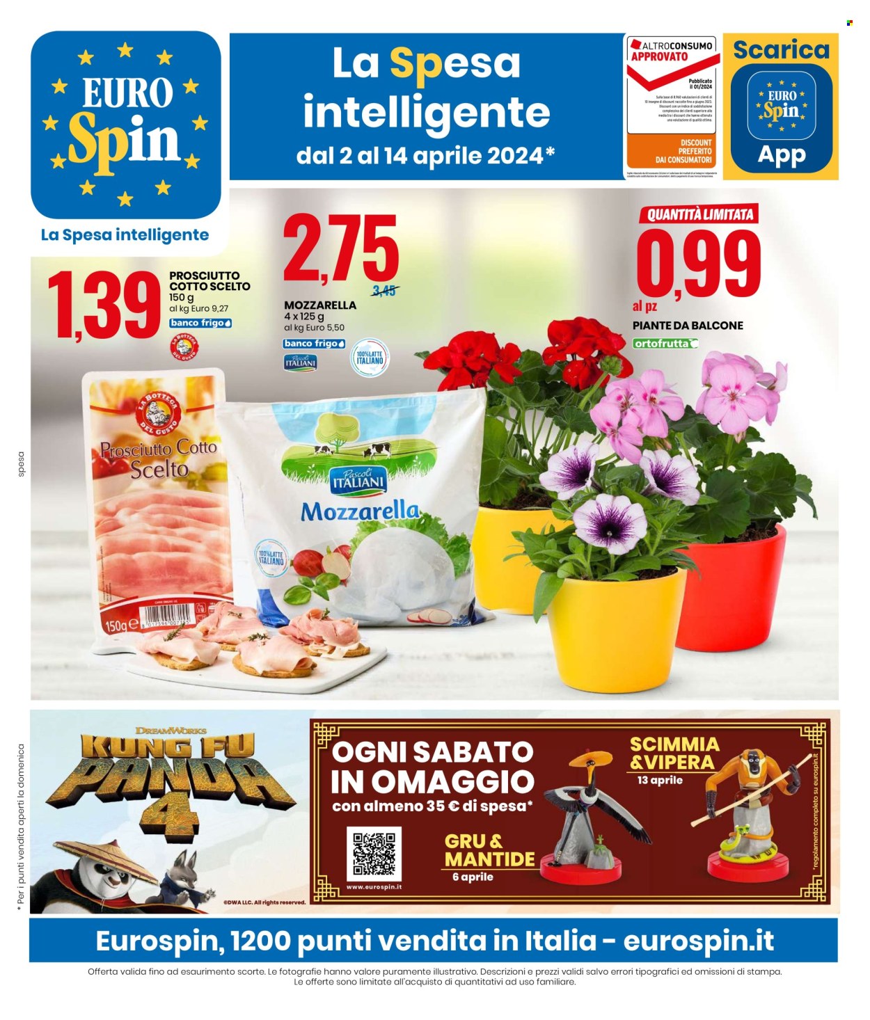 Volantino EuroSpin - 2/4/2024 - 14/4/2024. Pagina 1