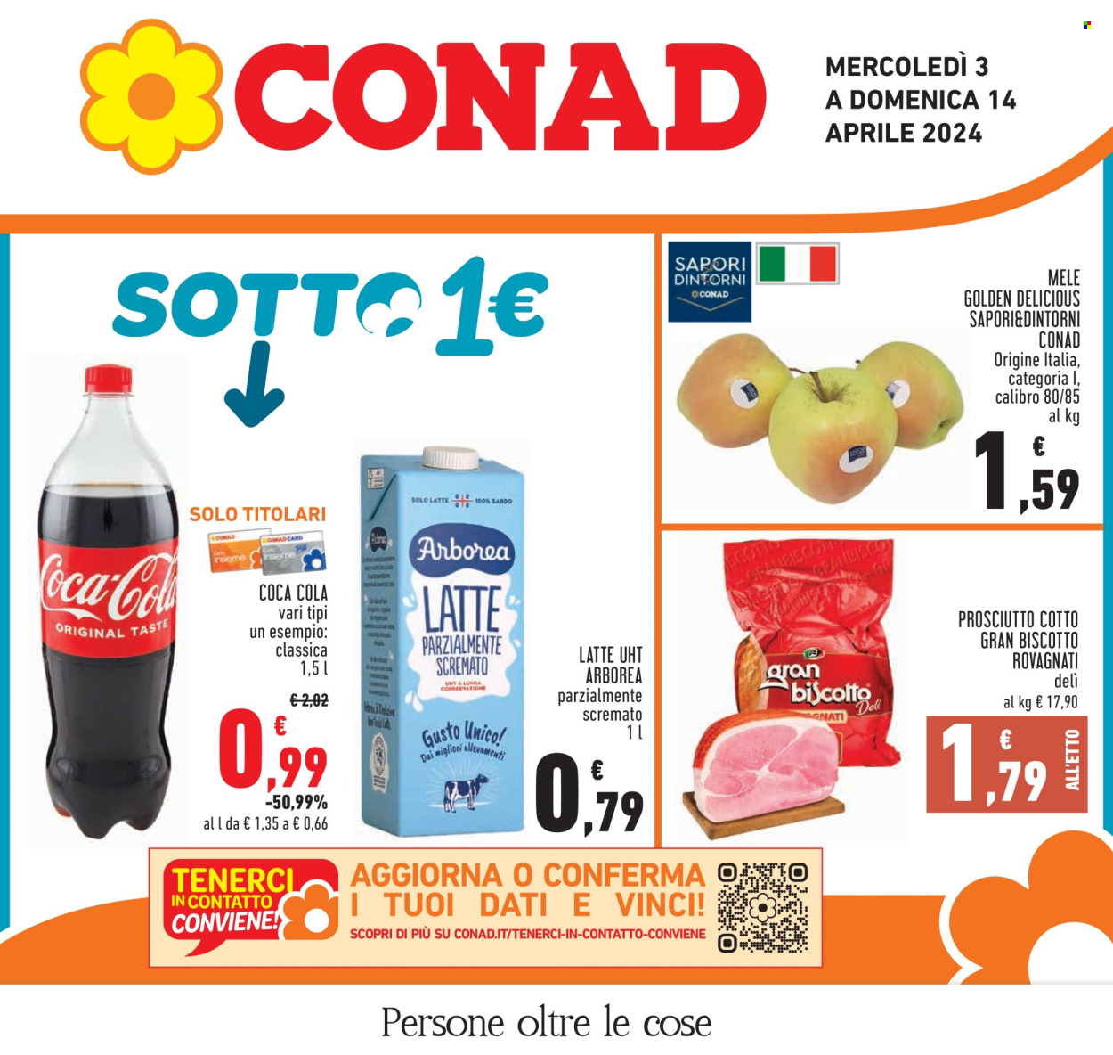 Volantino Conad - 3/4/2024 - 14/4/2024. Pagina 1