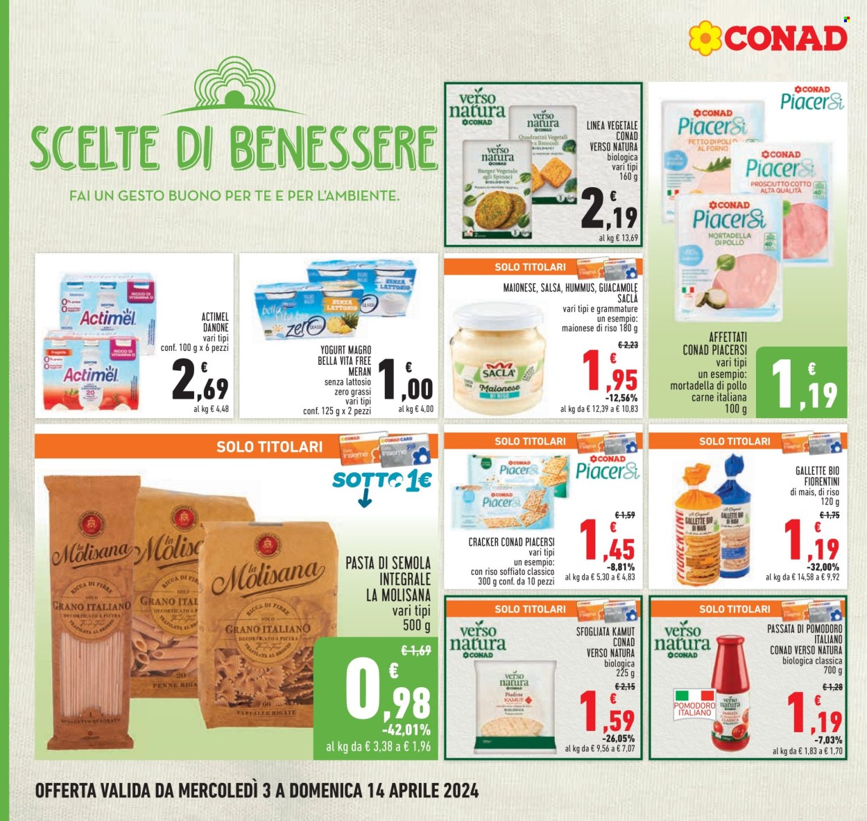 Volantino Conad - 3/4/2024 - 14/4/2024. Pagina 14