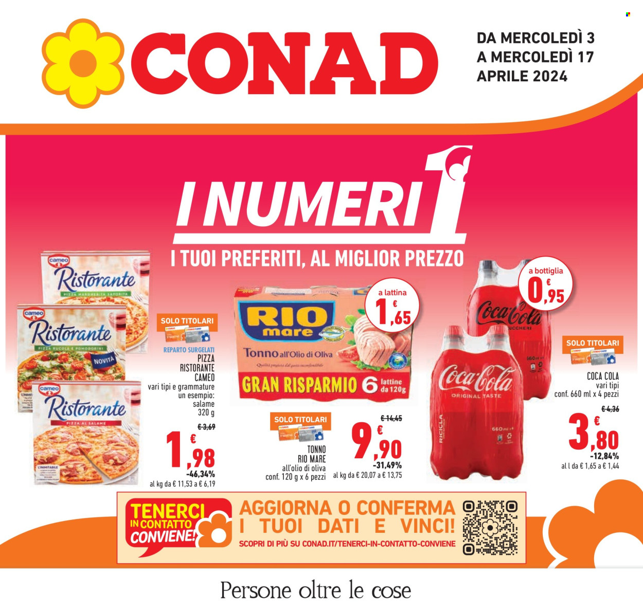 Volantino Conad - 3/4/2024 - 17/4/2024. Pagina 1