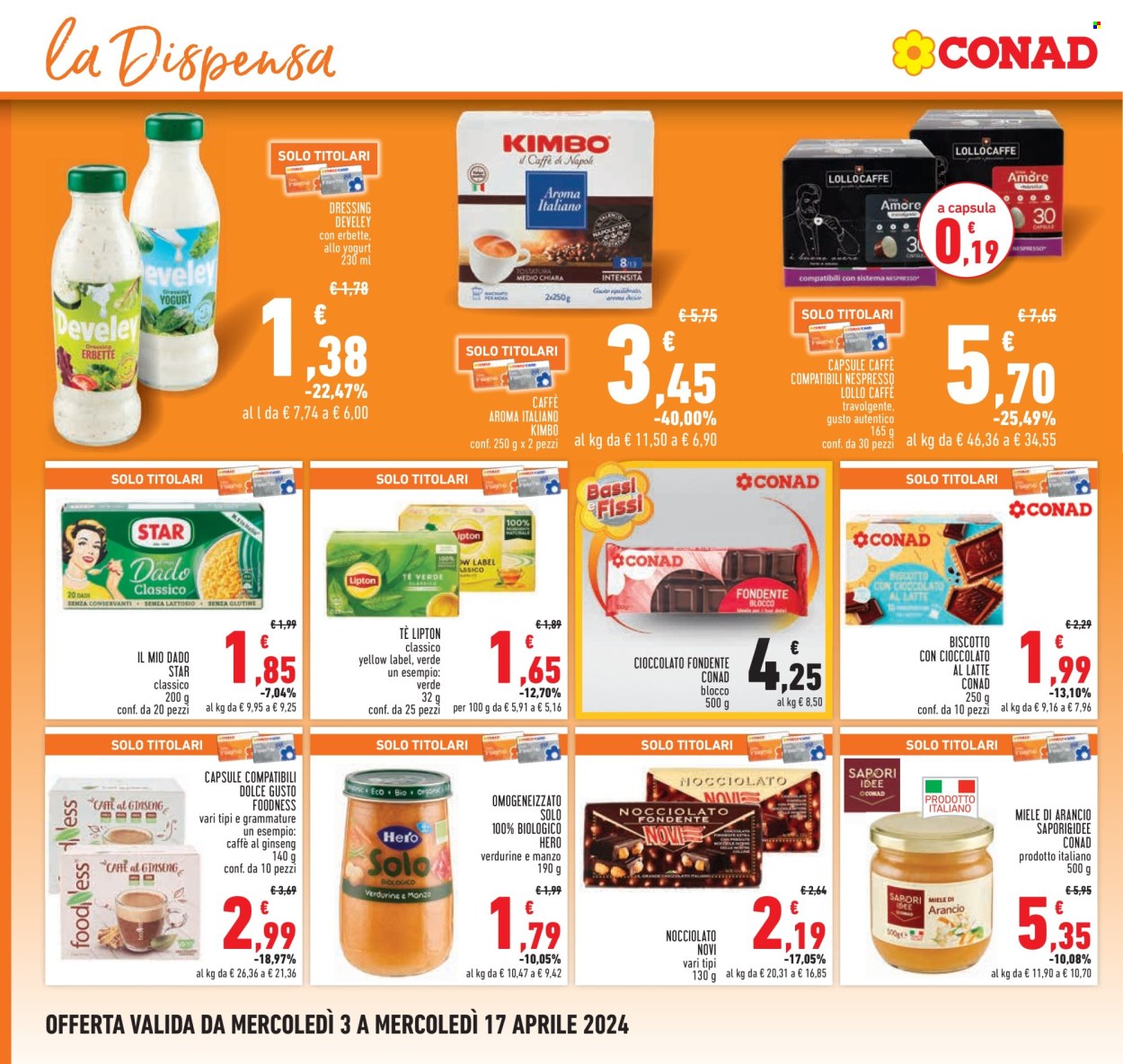 Volantino Conad - 3/4/2024 - 17/4/2024. Pagina 14