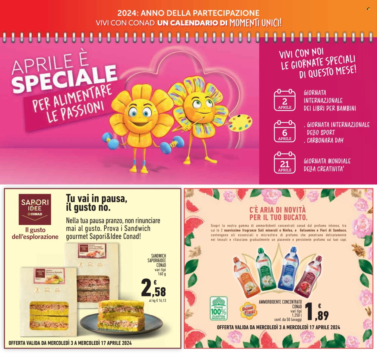 Leták Conad - 3.4.2024 - 17.4.2024. Strana 21