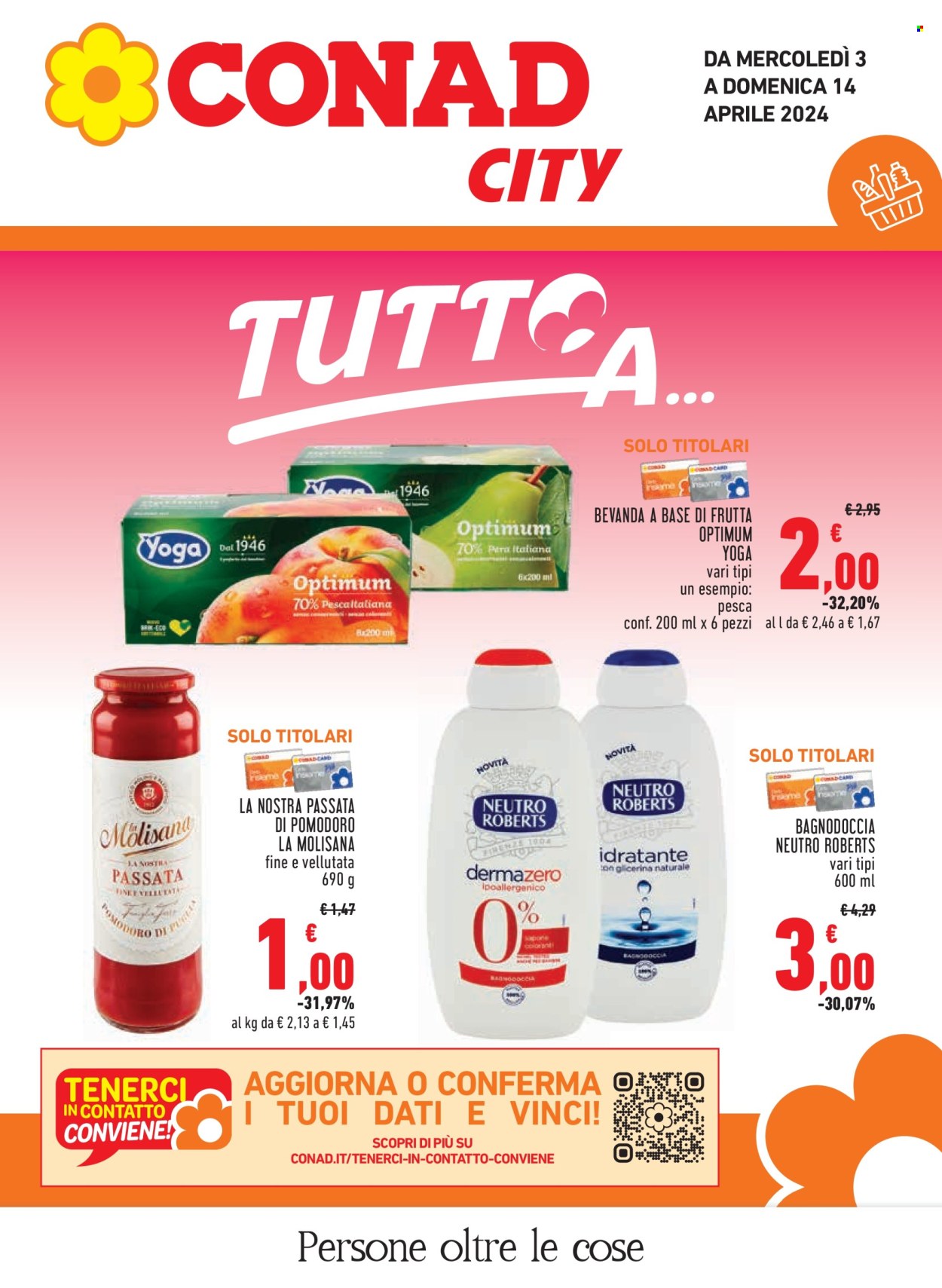 Volantino Conad City - 3/4/2024 - 14/4/2024. Pagina 1