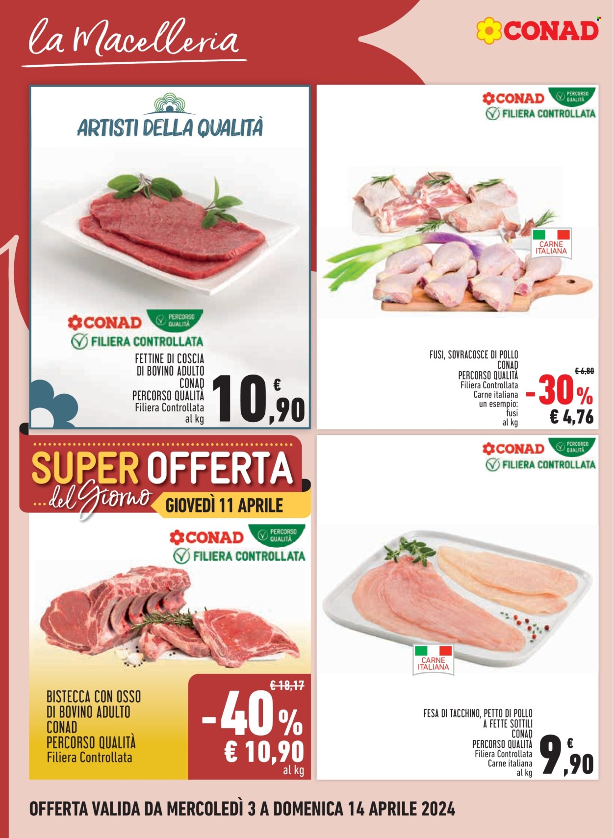 Volantino Conad City - 3/4/2024 - 14/4/2024. Pagina 6
