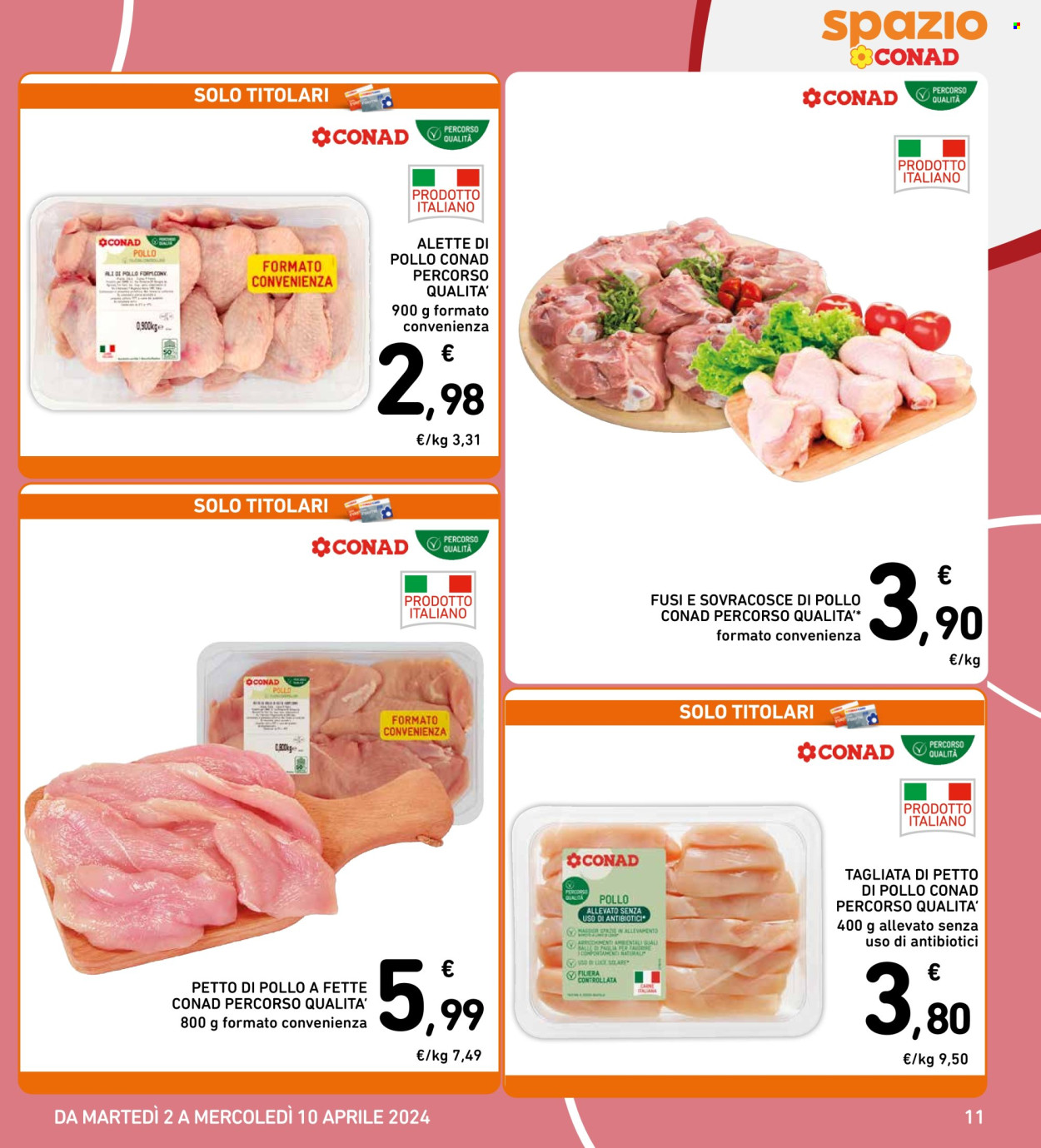 Volantino Spazio Conad - 2/4/2024 - 10/4/2024. Pagina 11
