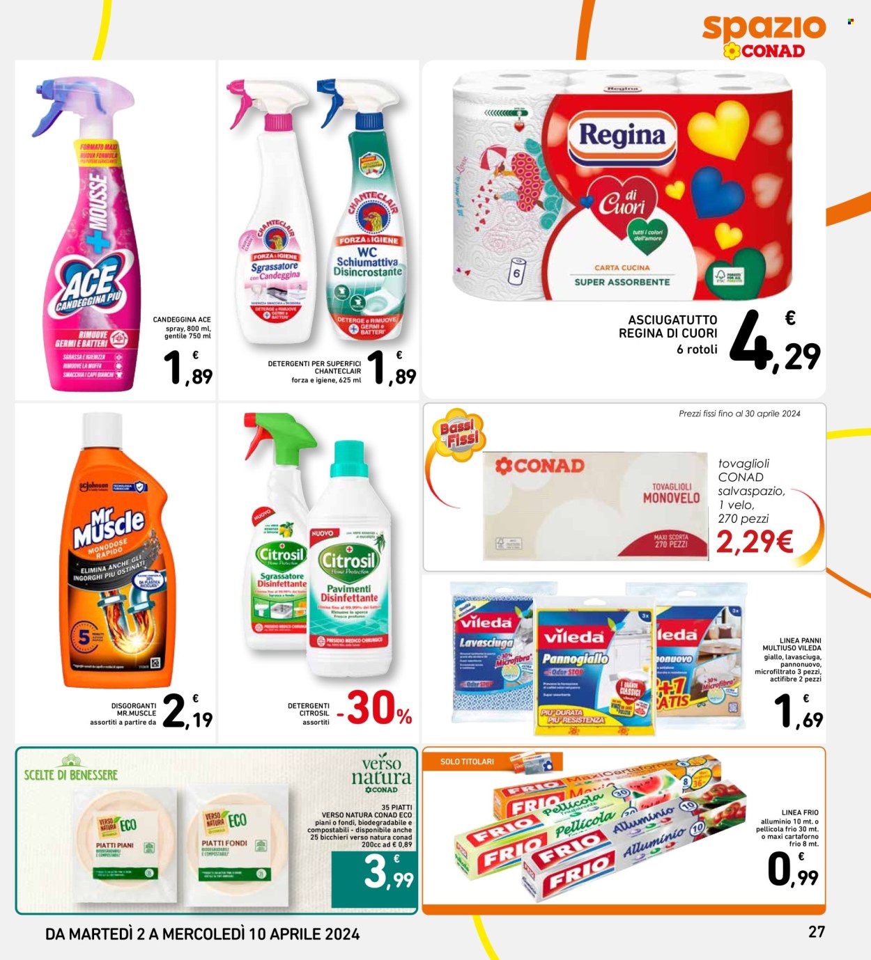 Volantino Spazio Conad - 2/4/2024 - 10/4/2024. Pagina 27