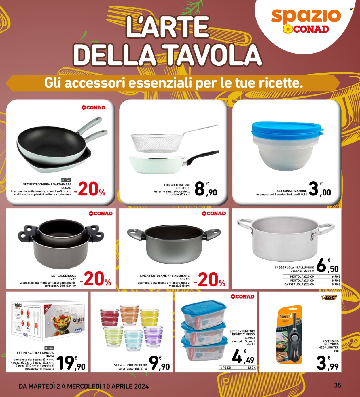 Volantino Spazio Conad - 2/4/2024 - 10/4/2024. Pagina 35