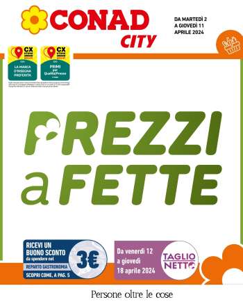Volantino Conad City - 2/4/2024 - 11/4/2024.