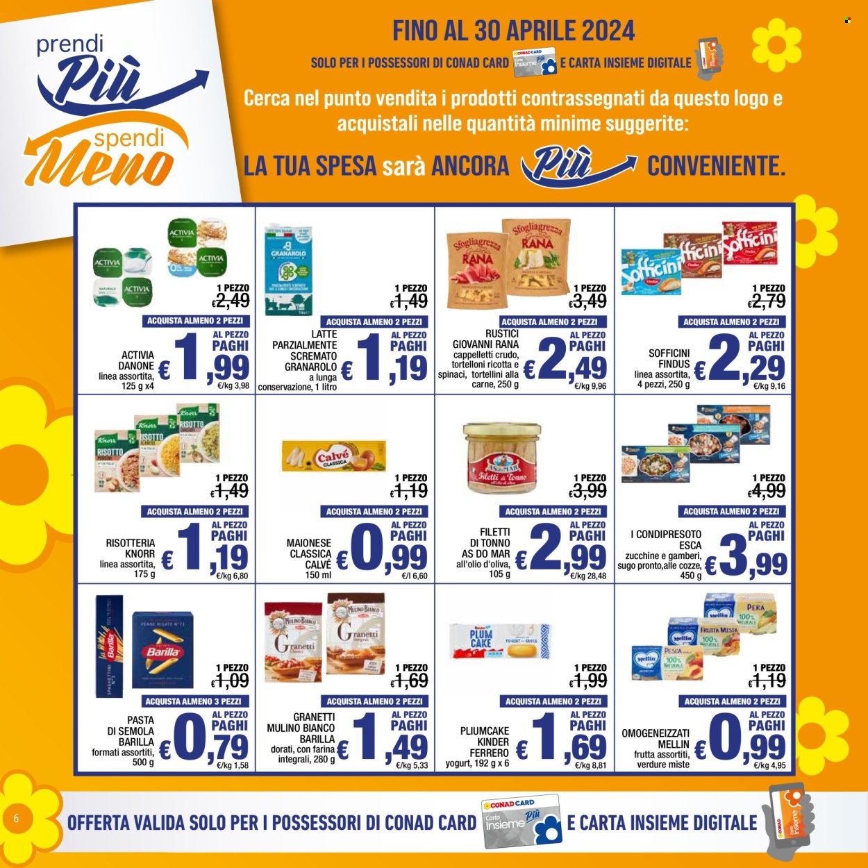 Volantino Spesa Facile Conad - 1/4/2024 - 30/4/2024. Pagina 6