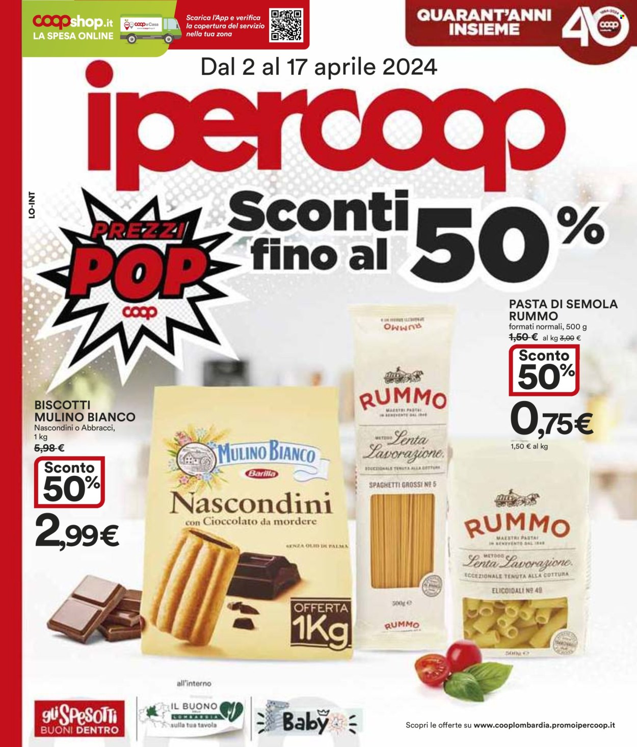 Volantino Coop - 2/4/2024 - 17/4/2024. Pagina 1