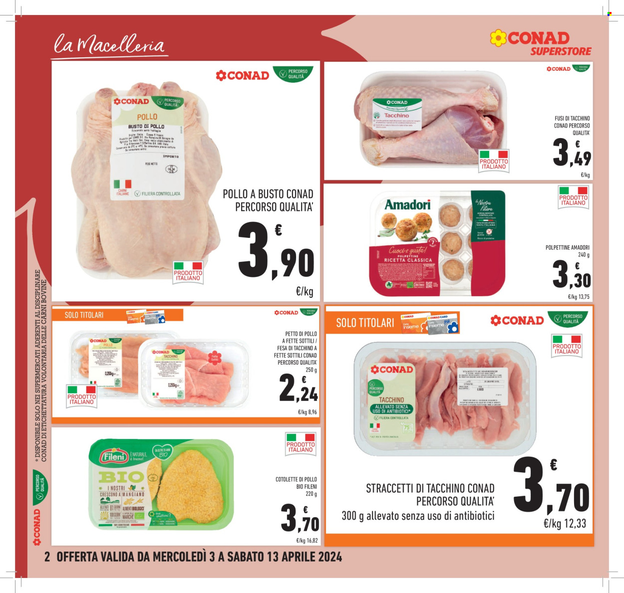 Volantino Conad Superstore - 3/4/2024 - 13/4/2024. Pagina 2