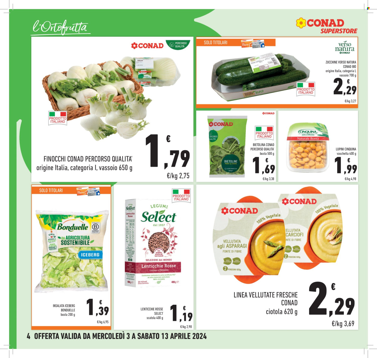 Volantino Conad Superstore - 3/4/2024 - 13/4/2024. Pagina 4
