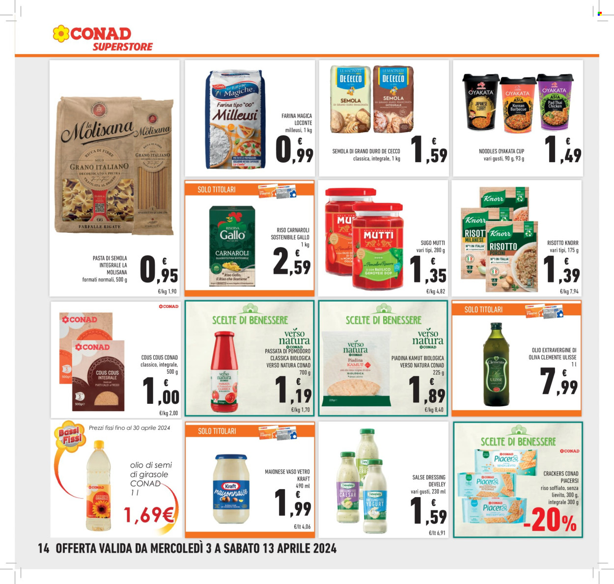 Volantino Conad Superstore - 3/4/2024 - 13/4/2024. Pagina 14
