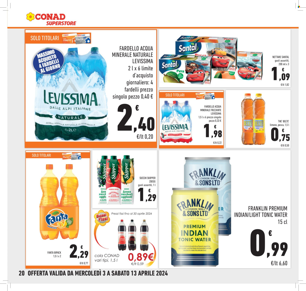 Volantino Conad Superstore - 3/4/2024 - 13/4/2024. Pagina 20