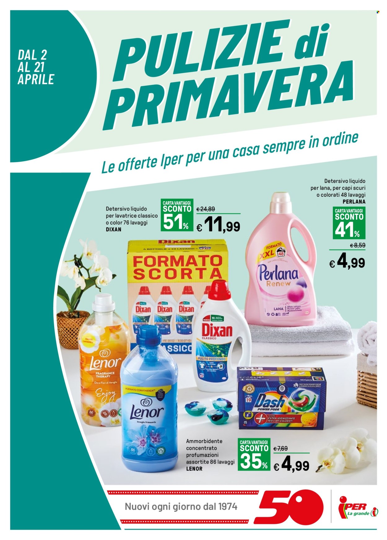 Volantino Iper, La grande i - 2/4/2024 - 21/4/2024. Pagina 1