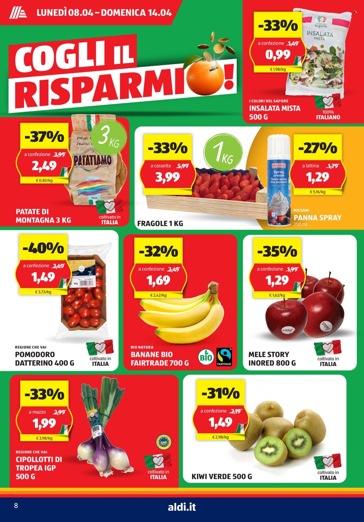 Volantino Aldi - 8/4/2024 - 14/4/2024. Pagina 8
