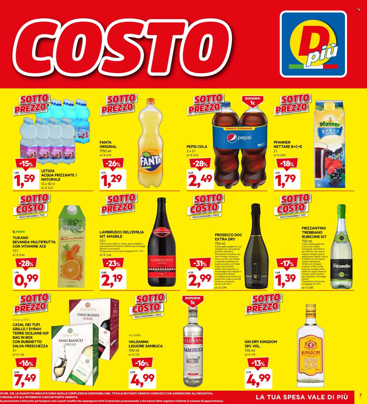 Volantino Dpiù - 4/4/2024 - 13/4/2024. Pagina 7