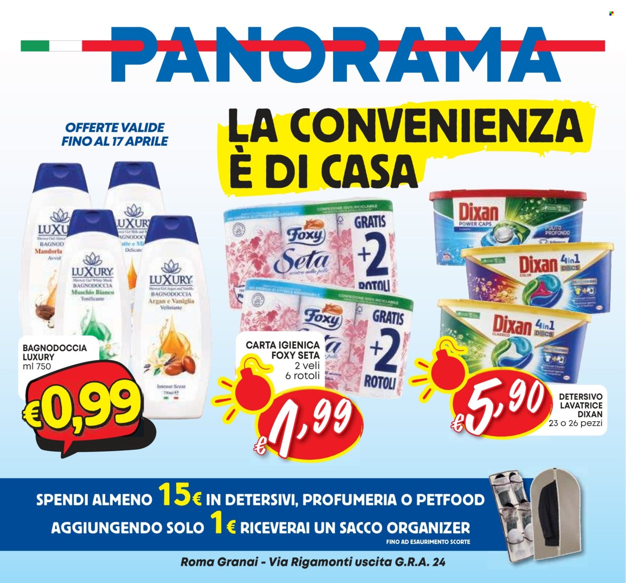 Volantino Panorama - 2/4/2024 - 17/4/2024. Pagina 1