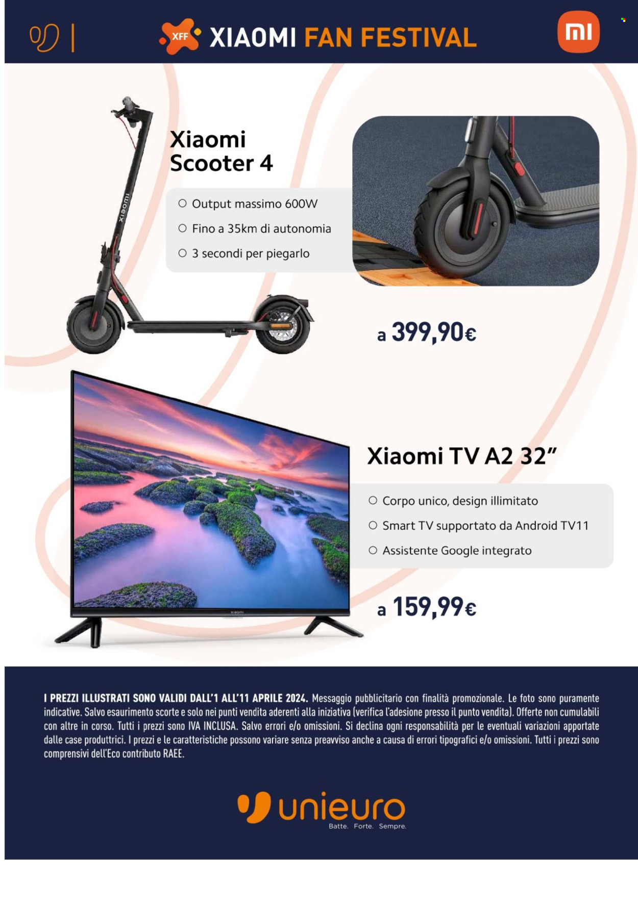 Volantino Unieuro - 1/4/2024 - 11/4/2024. Pagina 6