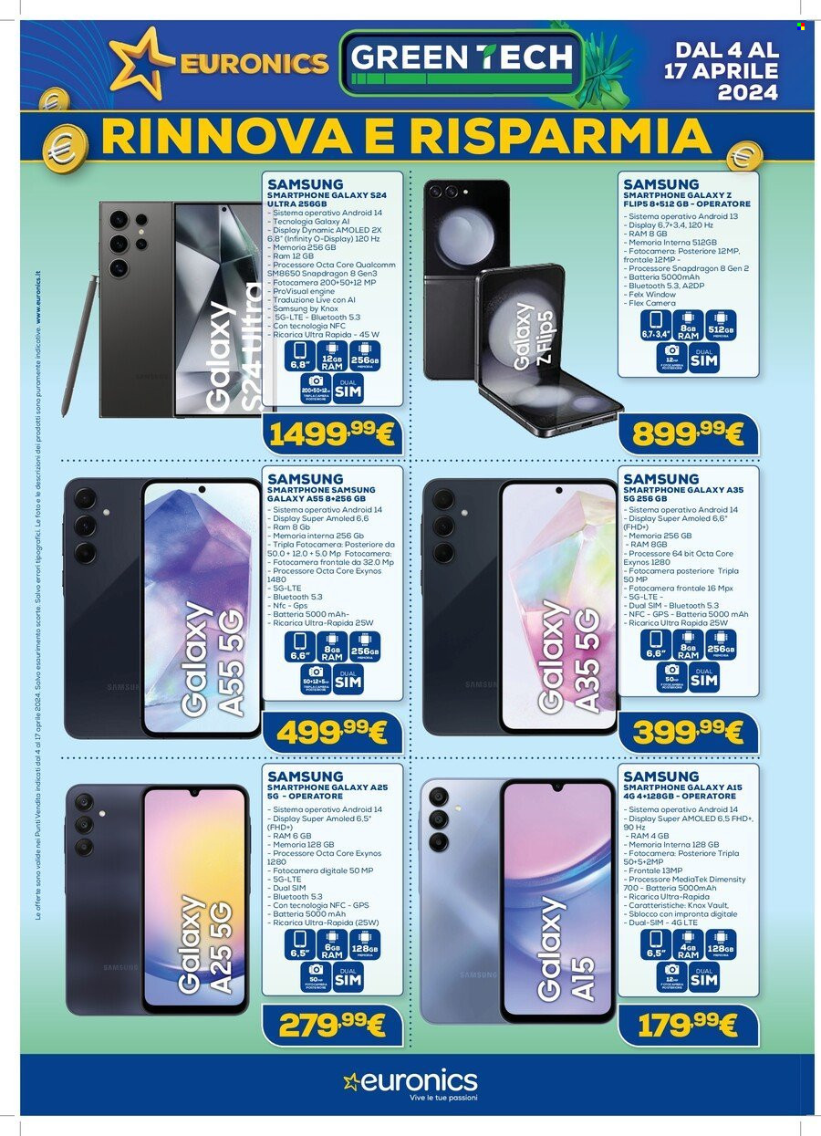 Volantino Euronics - 4/4/2024 - 17/4/2024. Pagina 16