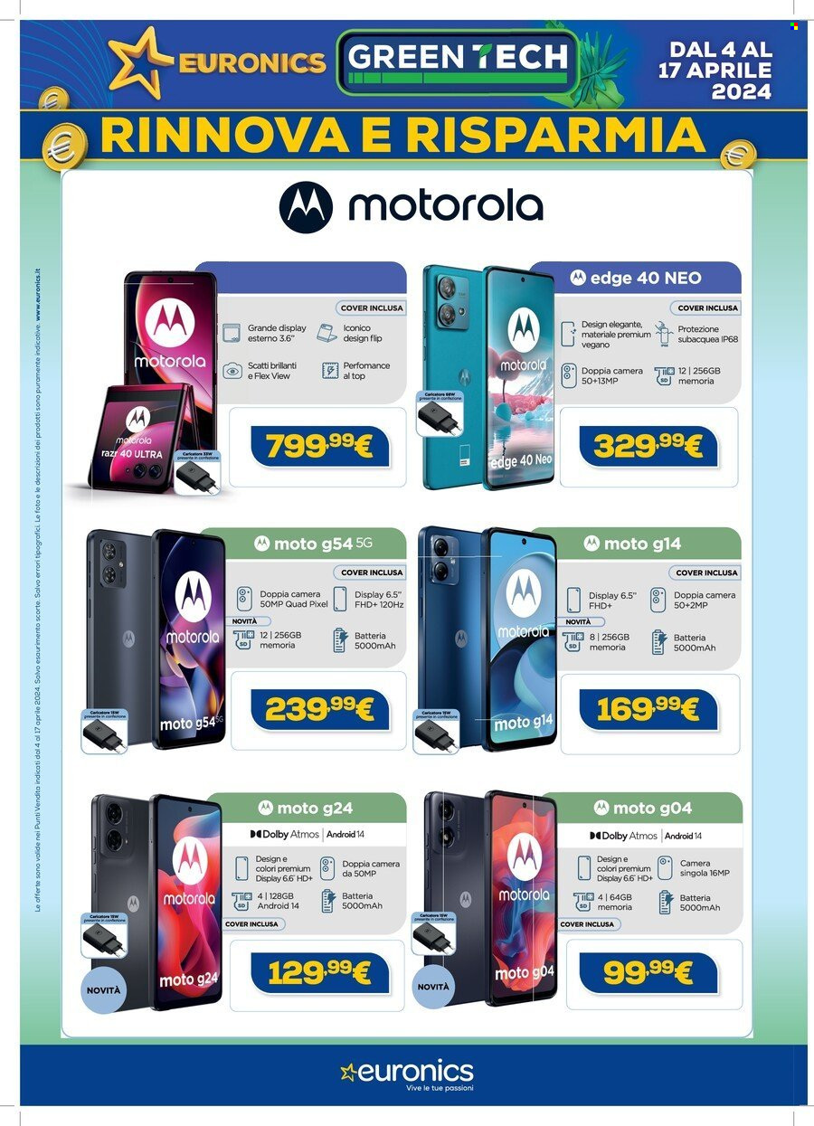 Volantino Euronics - 4/4/2024 - 17/4/2024. Pagina 18