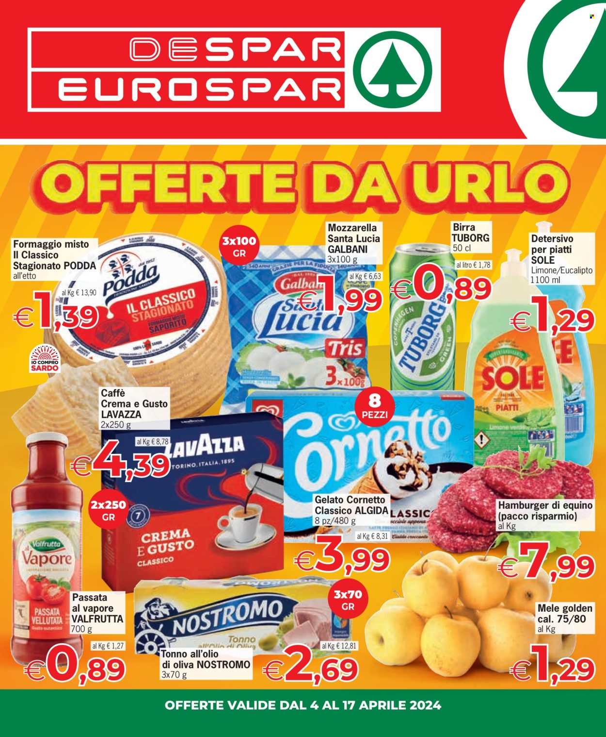 Leták Eurospar - 4.4.2024 - 17.4.2024. Strana 1