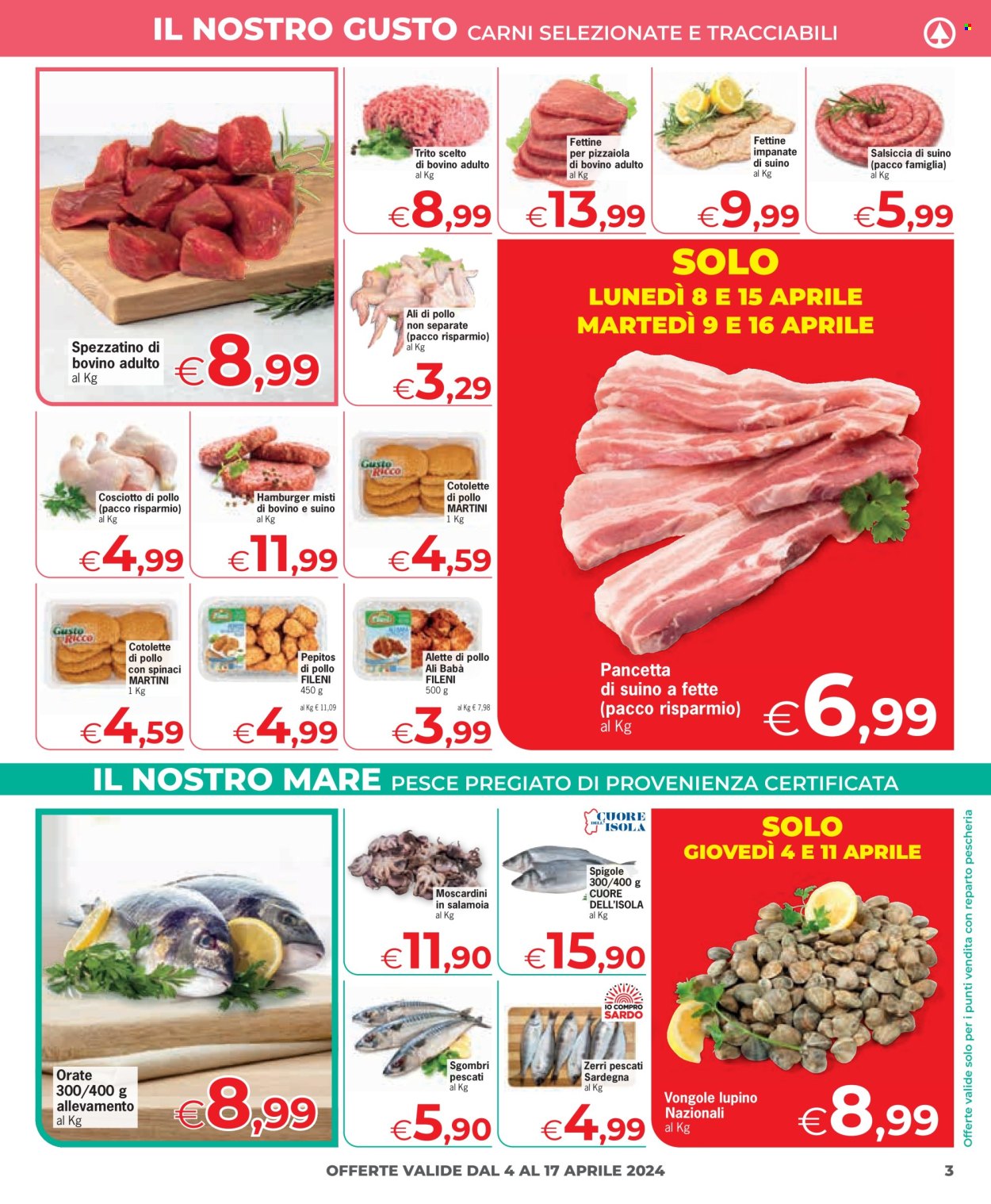 Volantino Eurospar - 4/4/2024 - 17/4/2024. Pagina 3