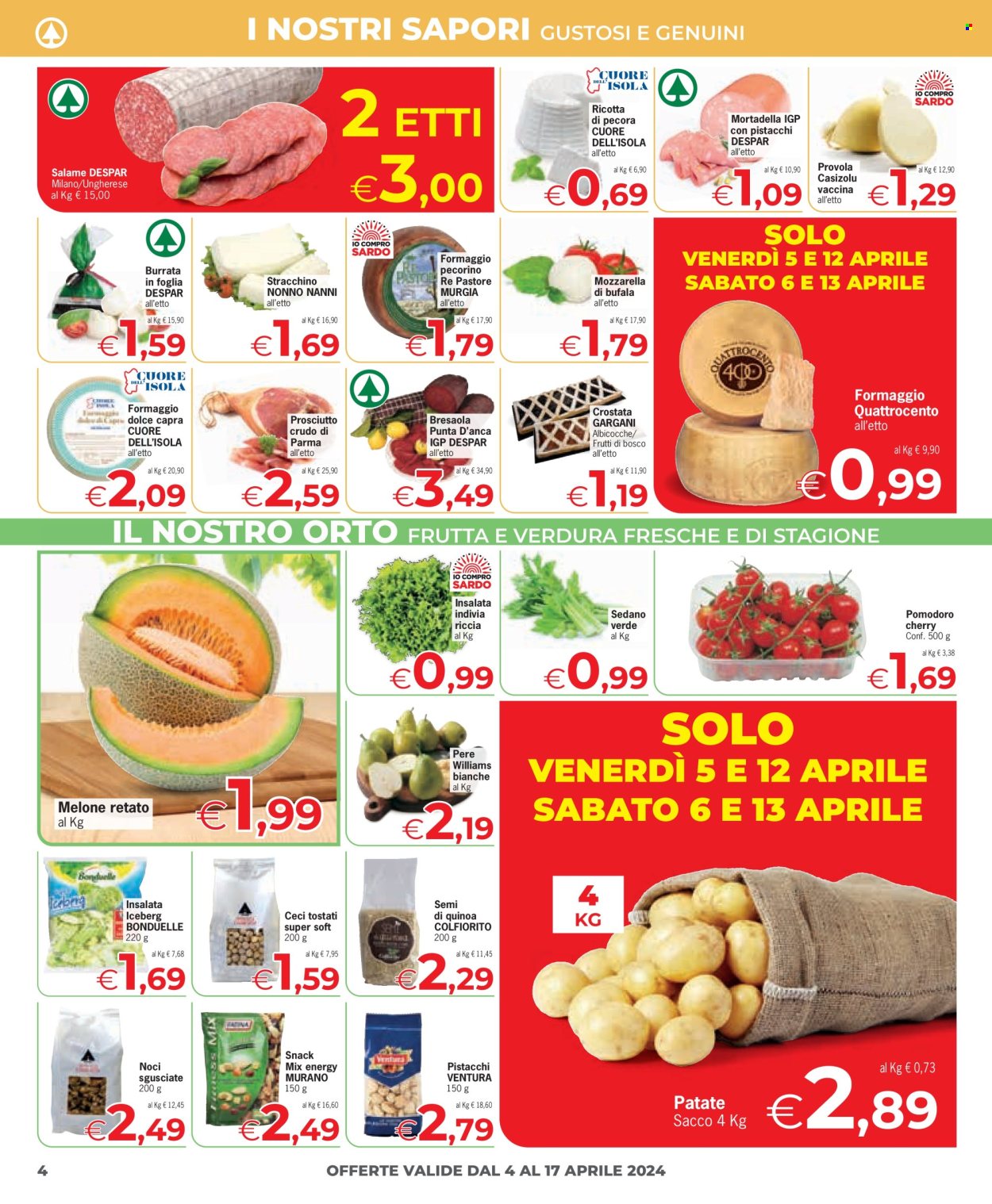 Leták Eurospar - 4.4.2024 - 17.4.2024. Strana 4