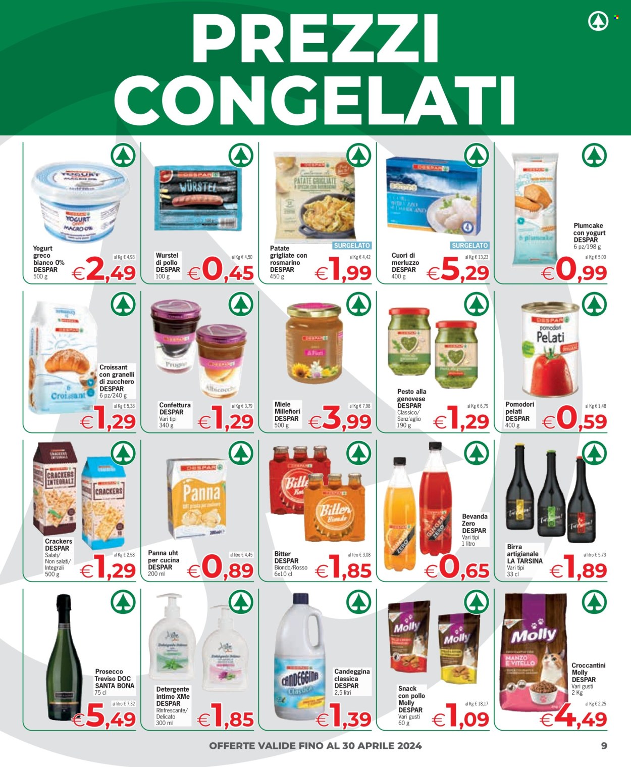 Volantino Eurospar - 4/4/2024 - 17/4/2024. Pagina 9