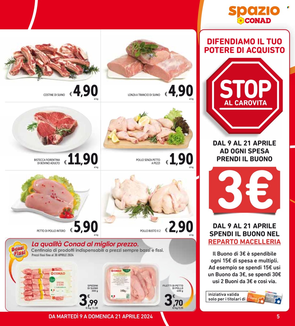 Volantino Spazio Conad - 9/4/2024 - 21/4/2024. Pagina 5