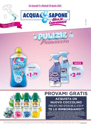 Volantino Acqua & Sapone - 11/4/2024 - 30/4/2024.