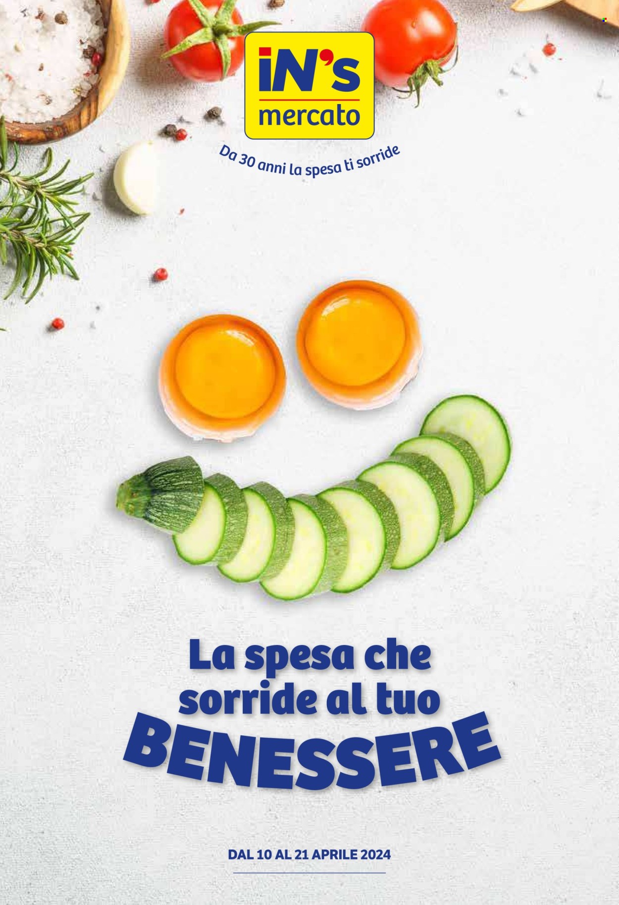 Volantino iN's Mercato - 10/4/2024 - 21/4/2024. Pagina 1