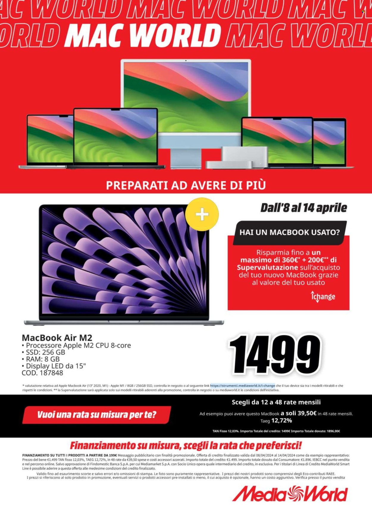 Volantino MediaWorld - 8/4/2024 - 14/4/2024. Pagina 3