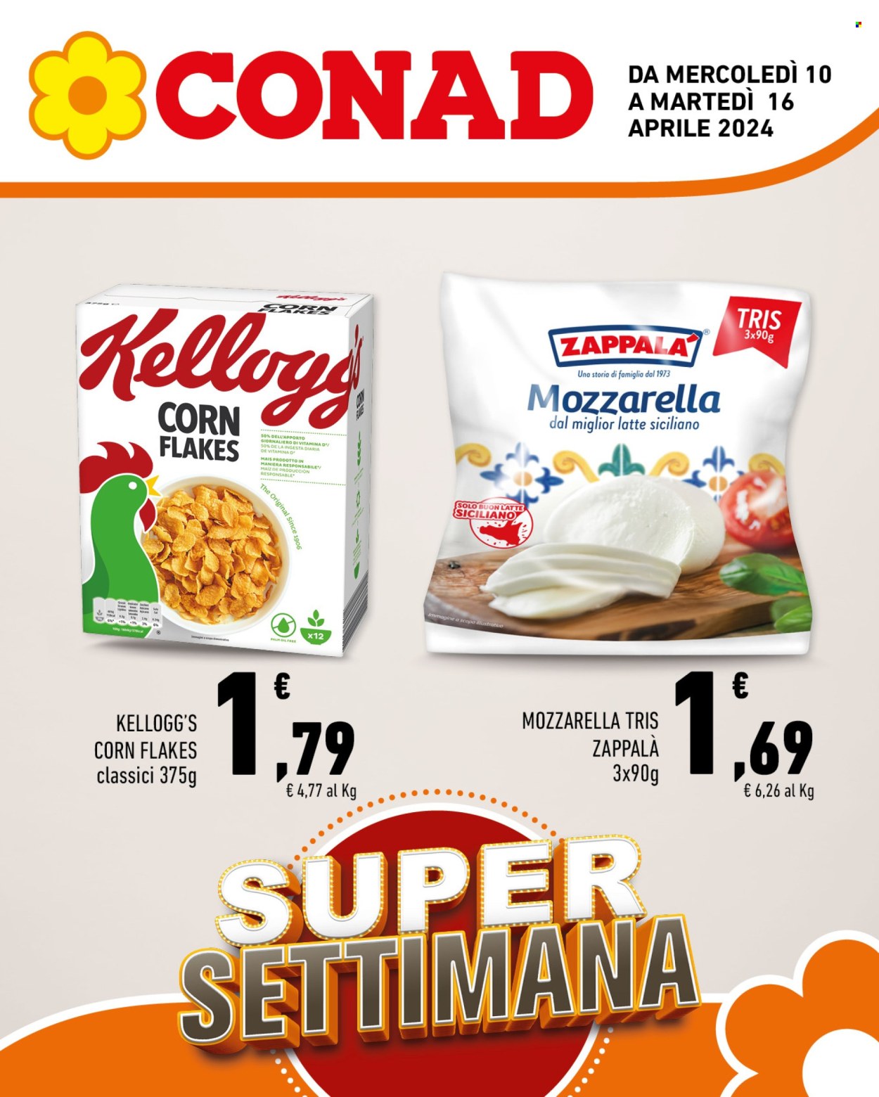 Volantino Conad - 10/4/2024 - 16/4/2024. Pagina 1