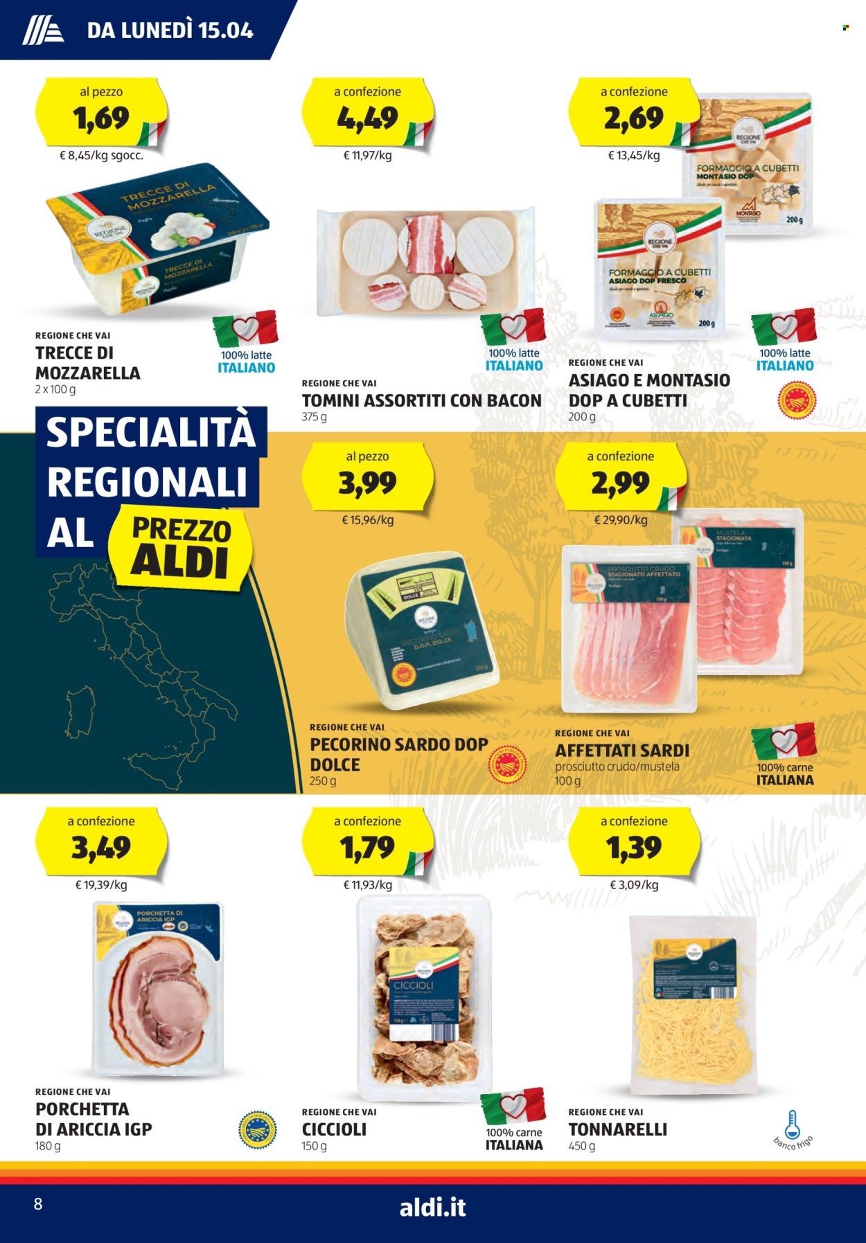 Volantino Aldi - 15/4/2024 - 21/4/2024. Pagina 8
