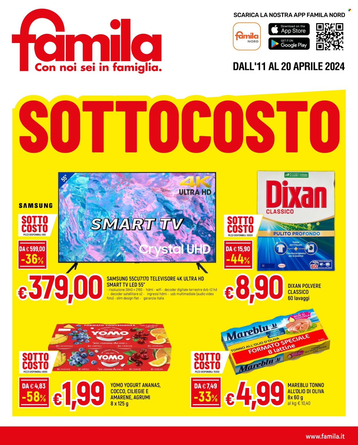 Volantino Famila - 11/4/2024 - 20/4/2024. Pagina 1
