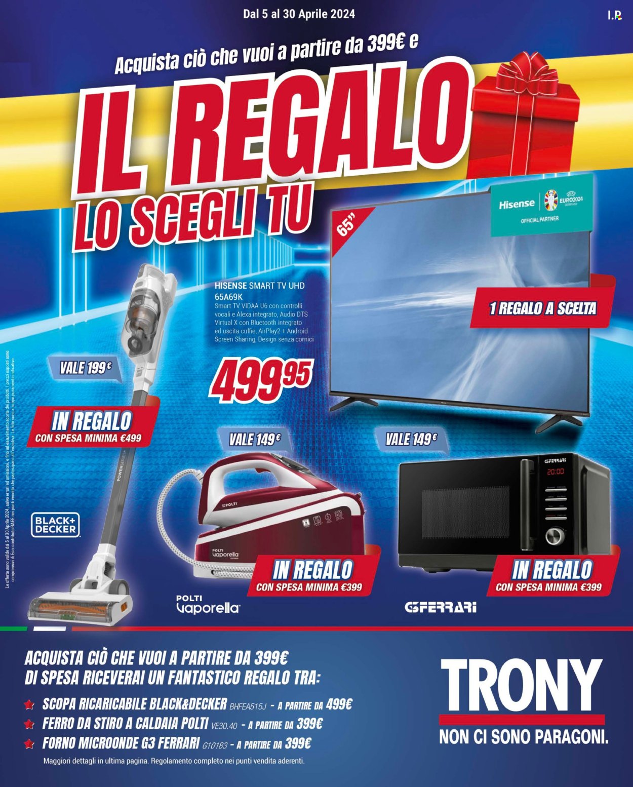 Leták Trony - 5.4.2024 - 30.4.2024. Strana 1