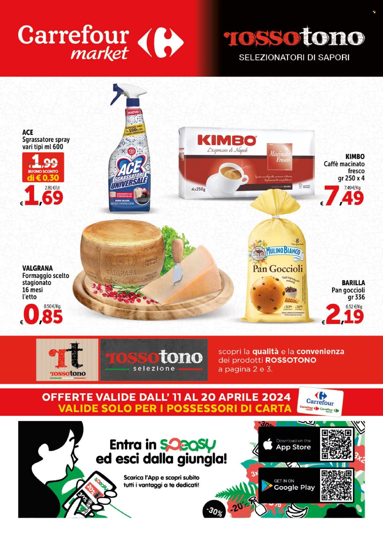 Leták Carrefour - 11.4.2024 - 20.4.2024. Strana 1