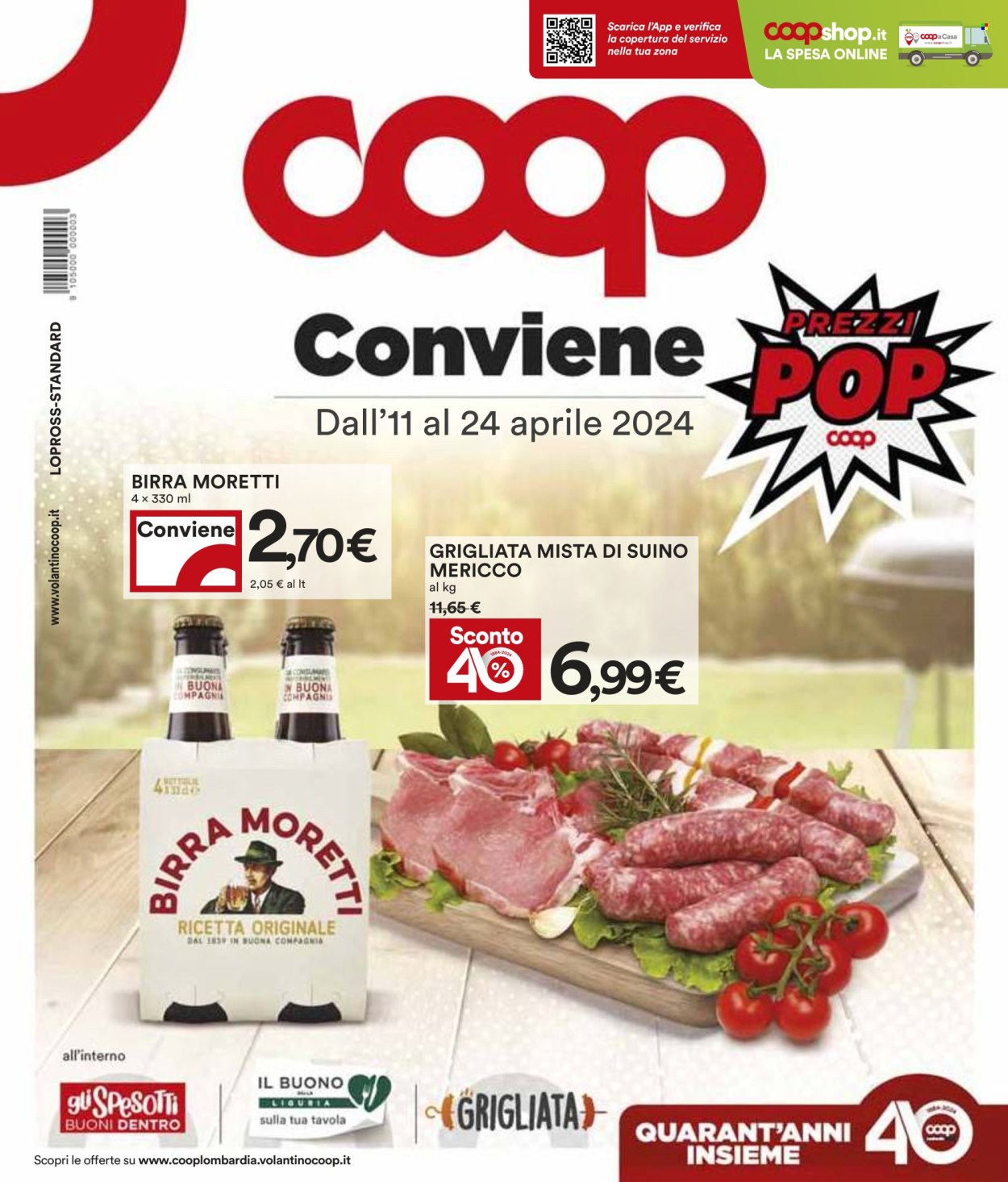 Leták Coop - 11.4.2024 - 24.4.2024. Strana 1