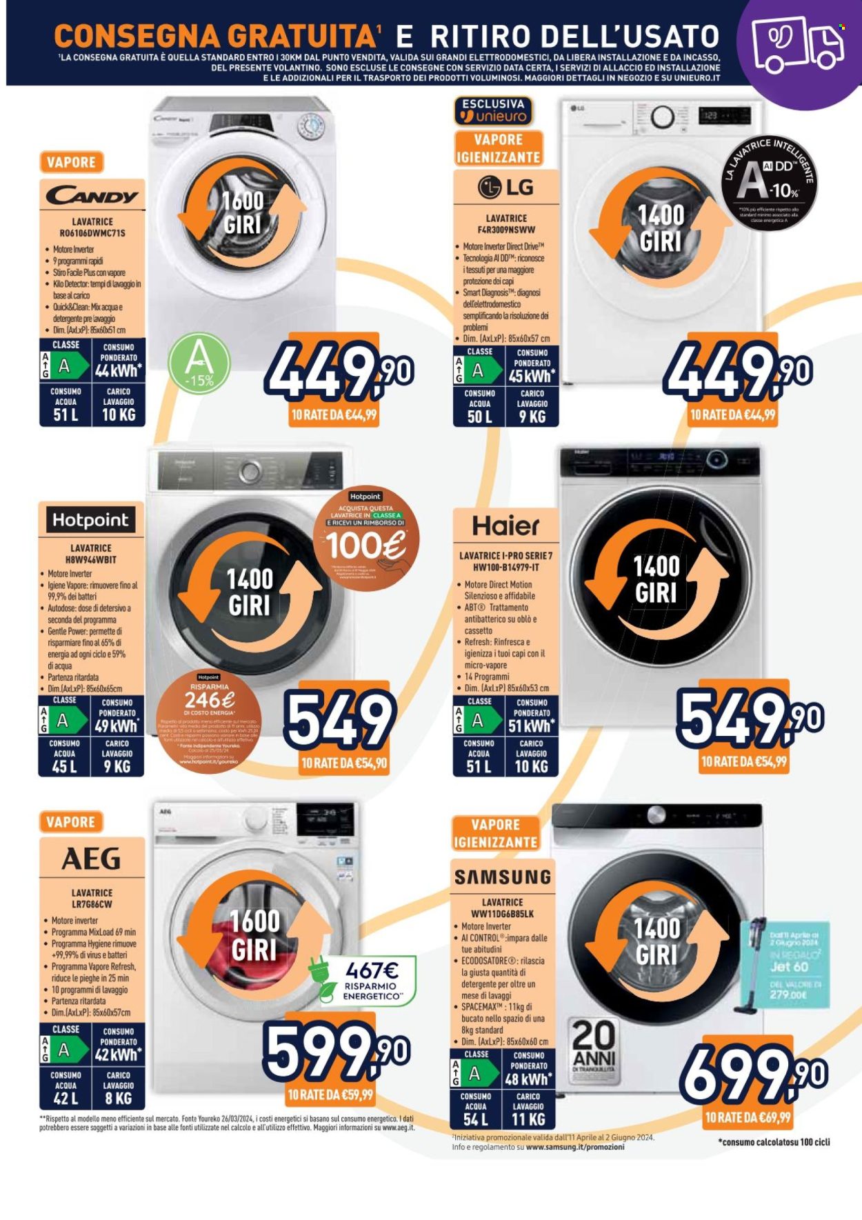 Volantino Unieuro - 12/4/2024 - 1/5/2024. Pagina 7