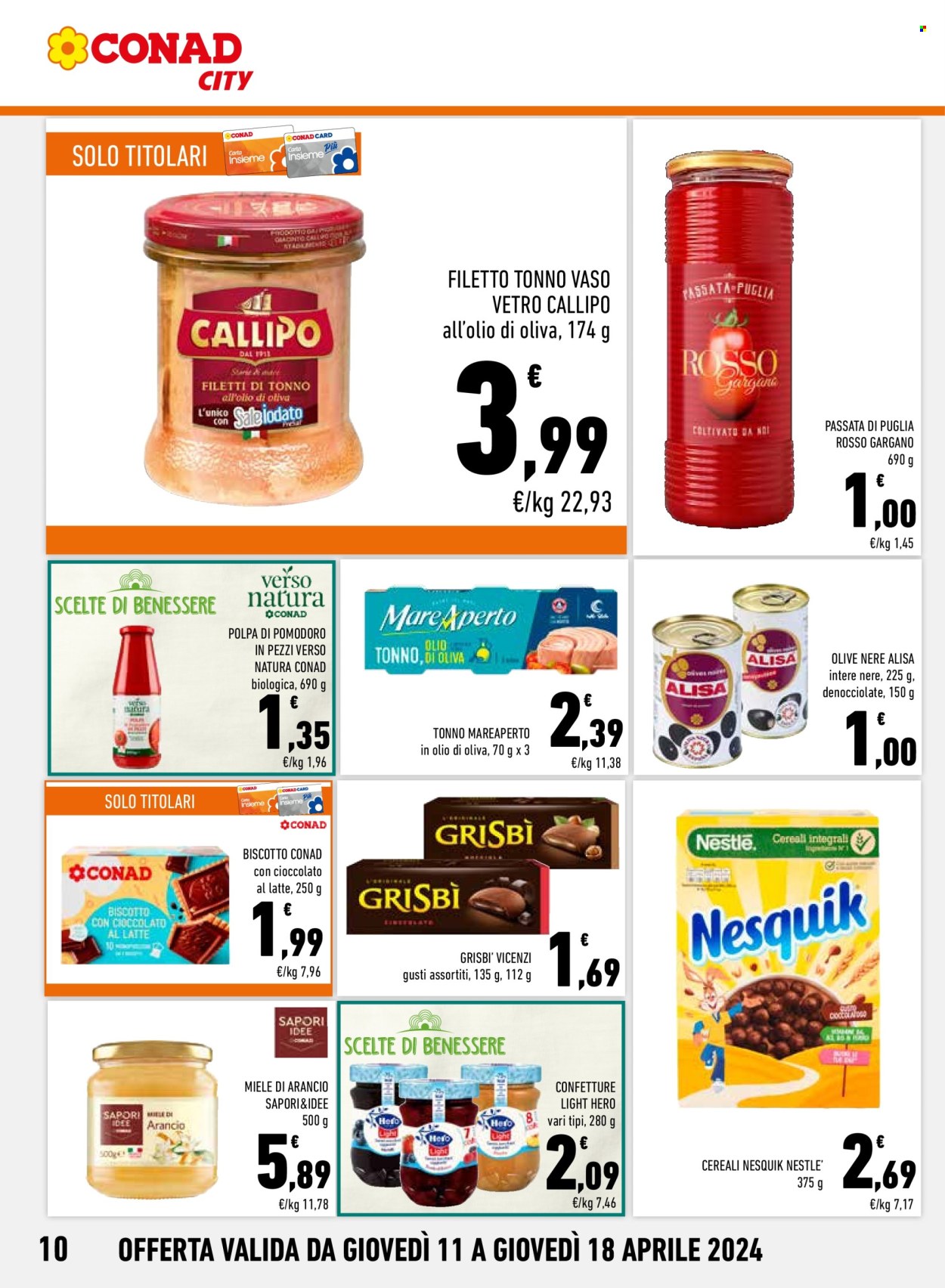 Volantino Conad City - 11/4/2024 - 18/4/2024. Pagina 10