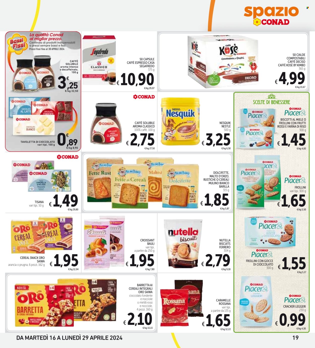 Volantino Spazio Conad - 16/4/2024 - 29/4/2024. Pagina 19